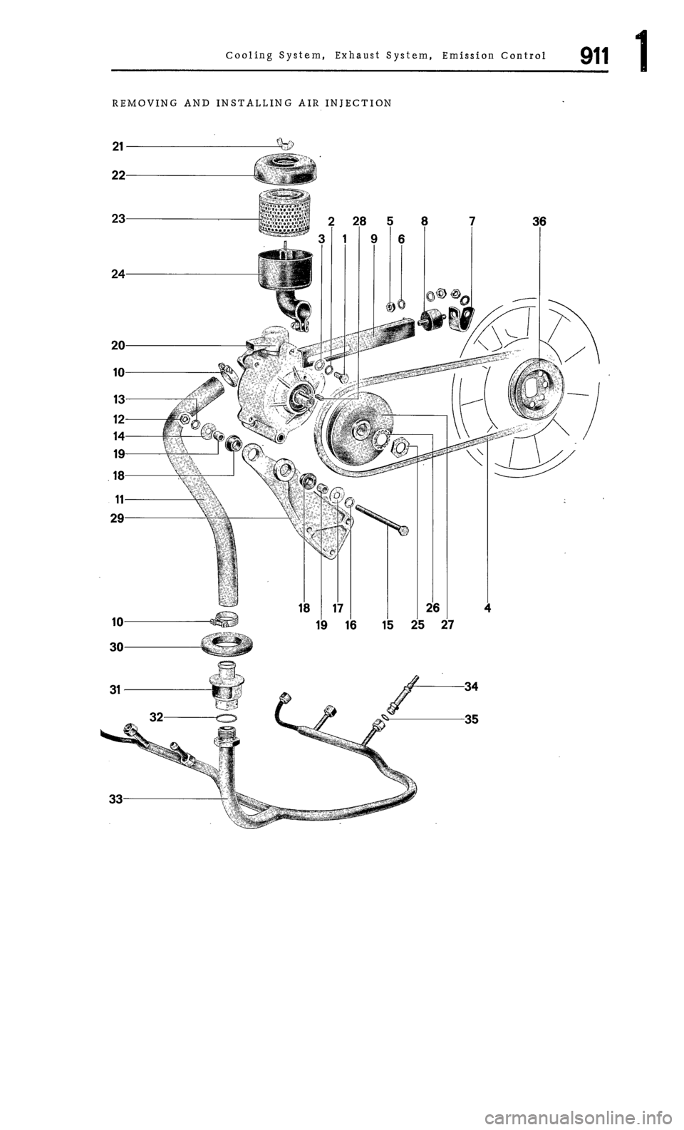 PORSCHE 911 1972 1.G Workshop Manual 1 