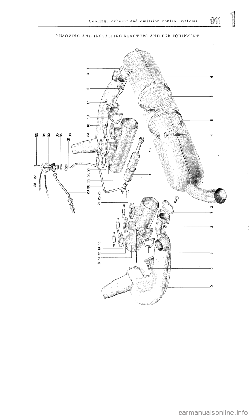 PORSCHE 911 1972 1.G Workshop Manual 1 