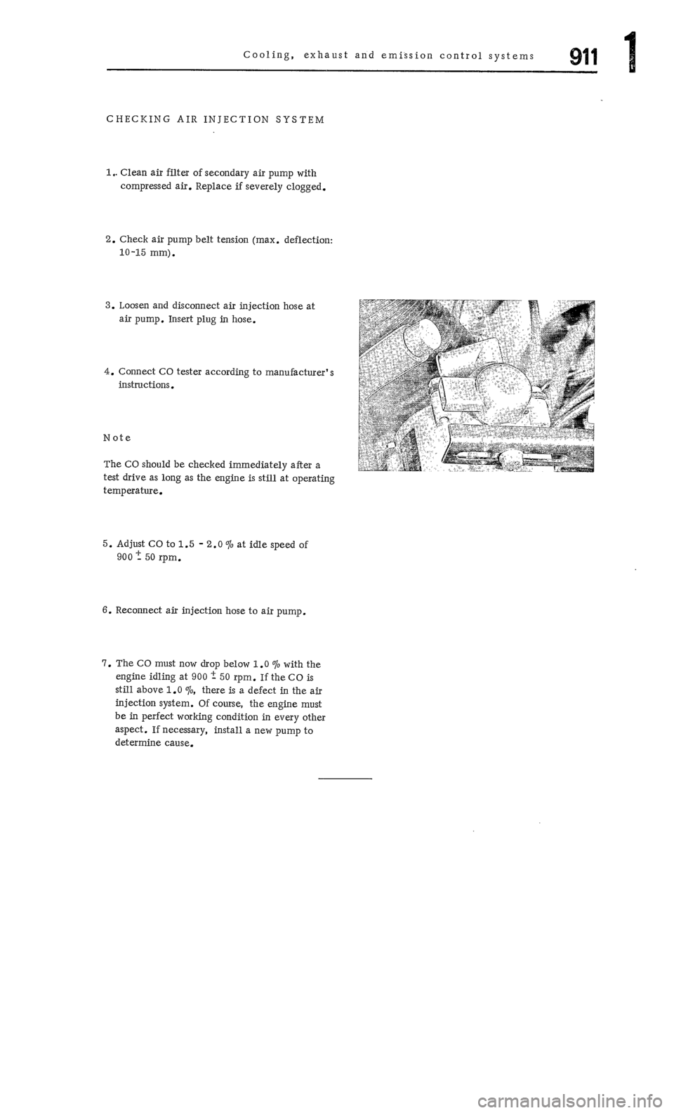 PORSCHE 911 1972 1.G Workshop Manual 1 