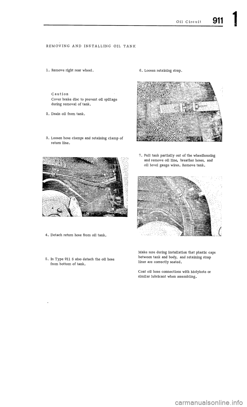 PORSCHE 911 1972 1.G Workshop Manual 1 