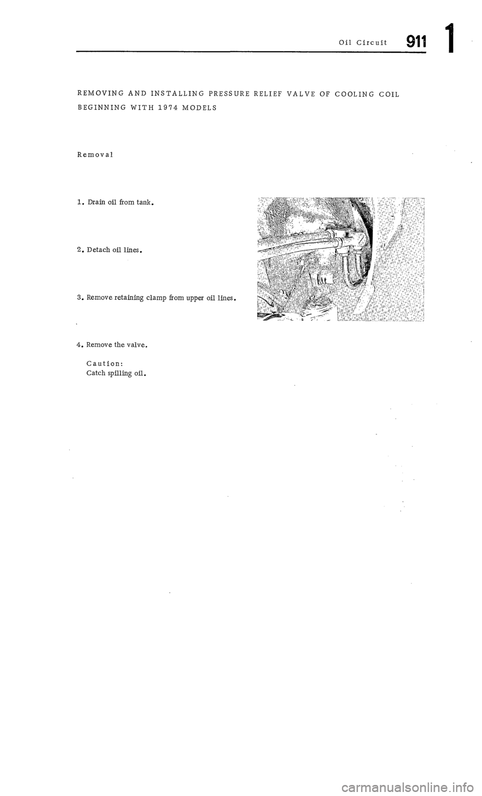 PORSCHE 911 1972 1.G Workshop Manual 1 