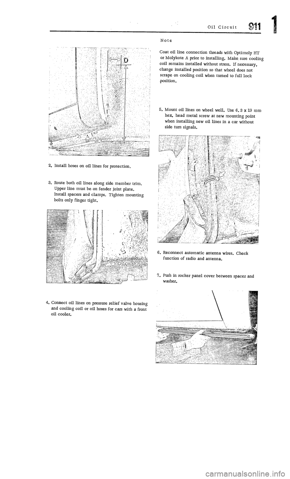 PORSCHE 911 1972 1.G Workshop Manual 1 