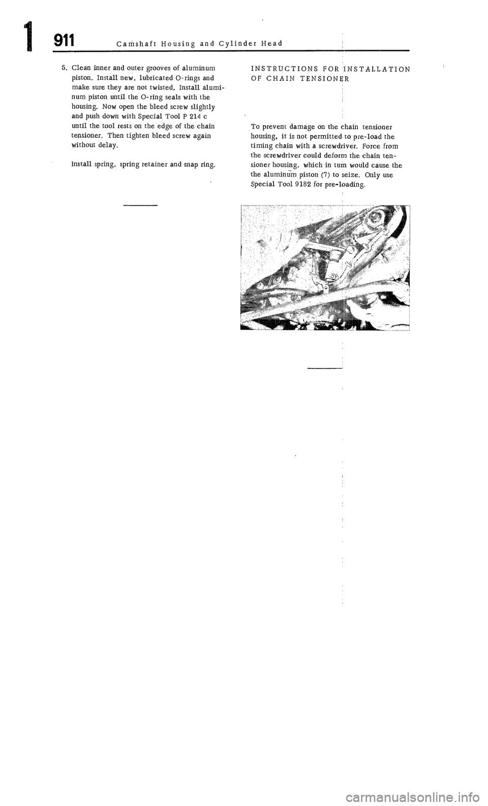 PORSCHE 911 1972 1.G Workshop Manual 1 