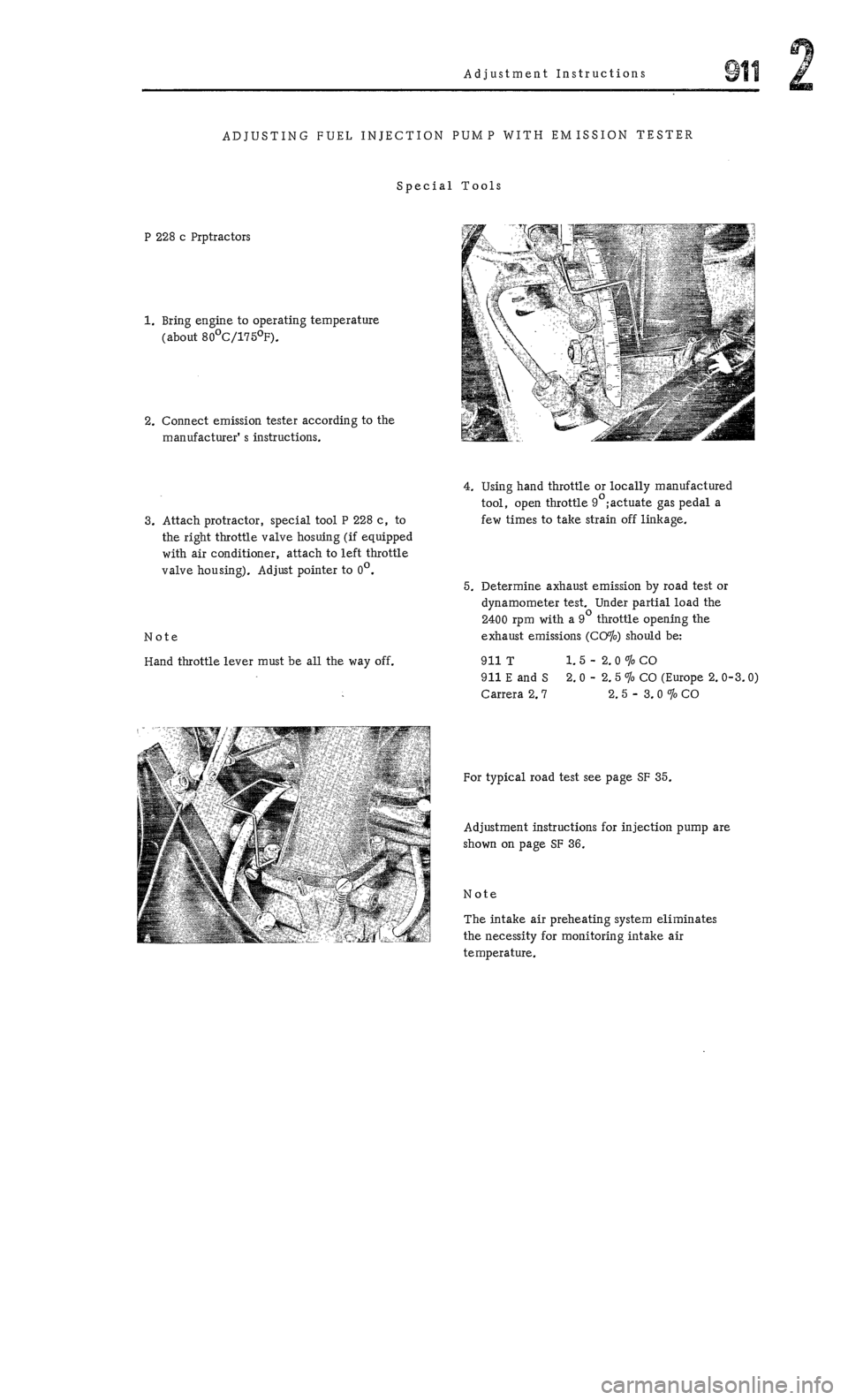 PORSCHE 911 1972 1.G Workshop Manual 2 