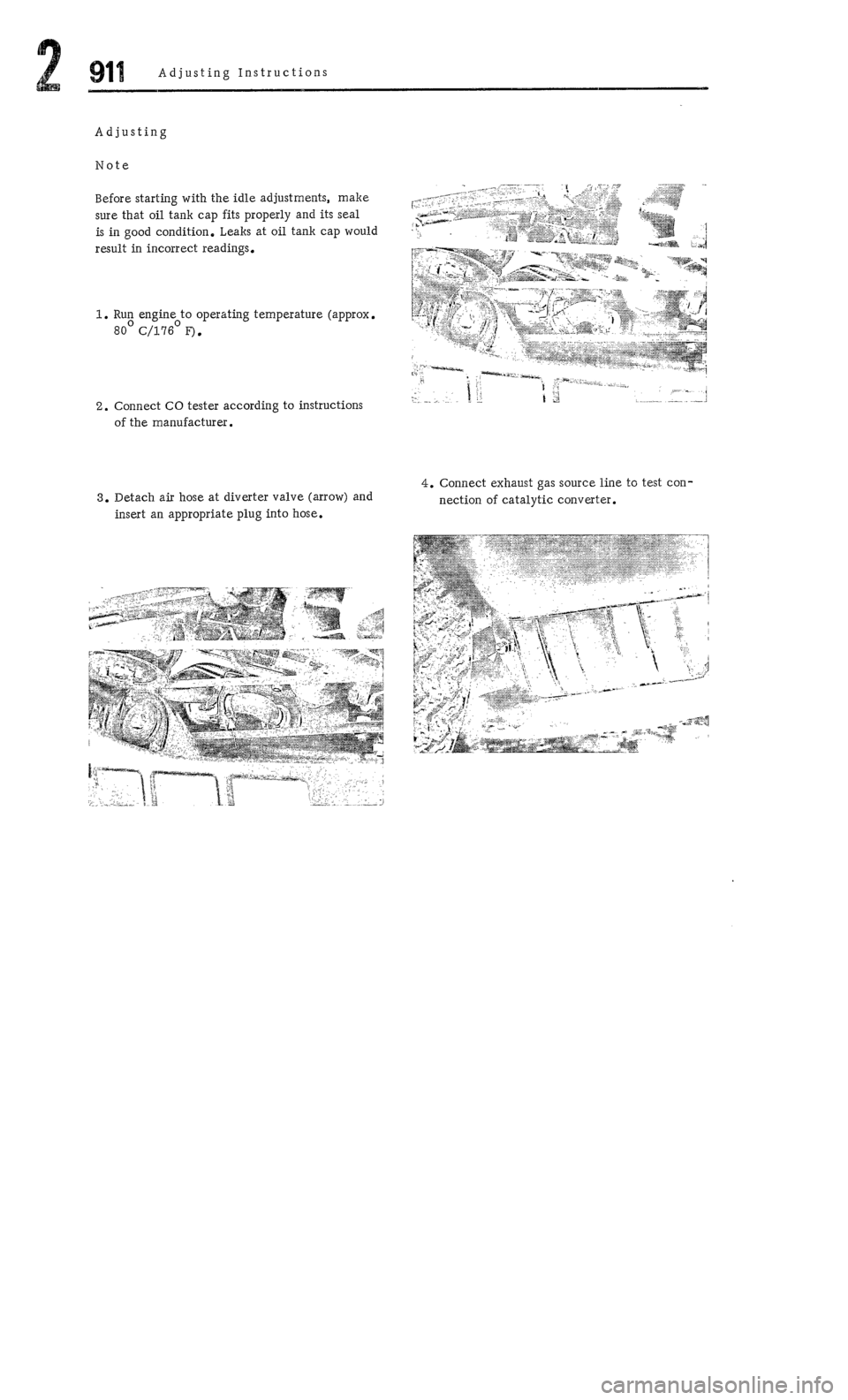 PORSCHE 911 1972 1.G Workshop Manual 2 