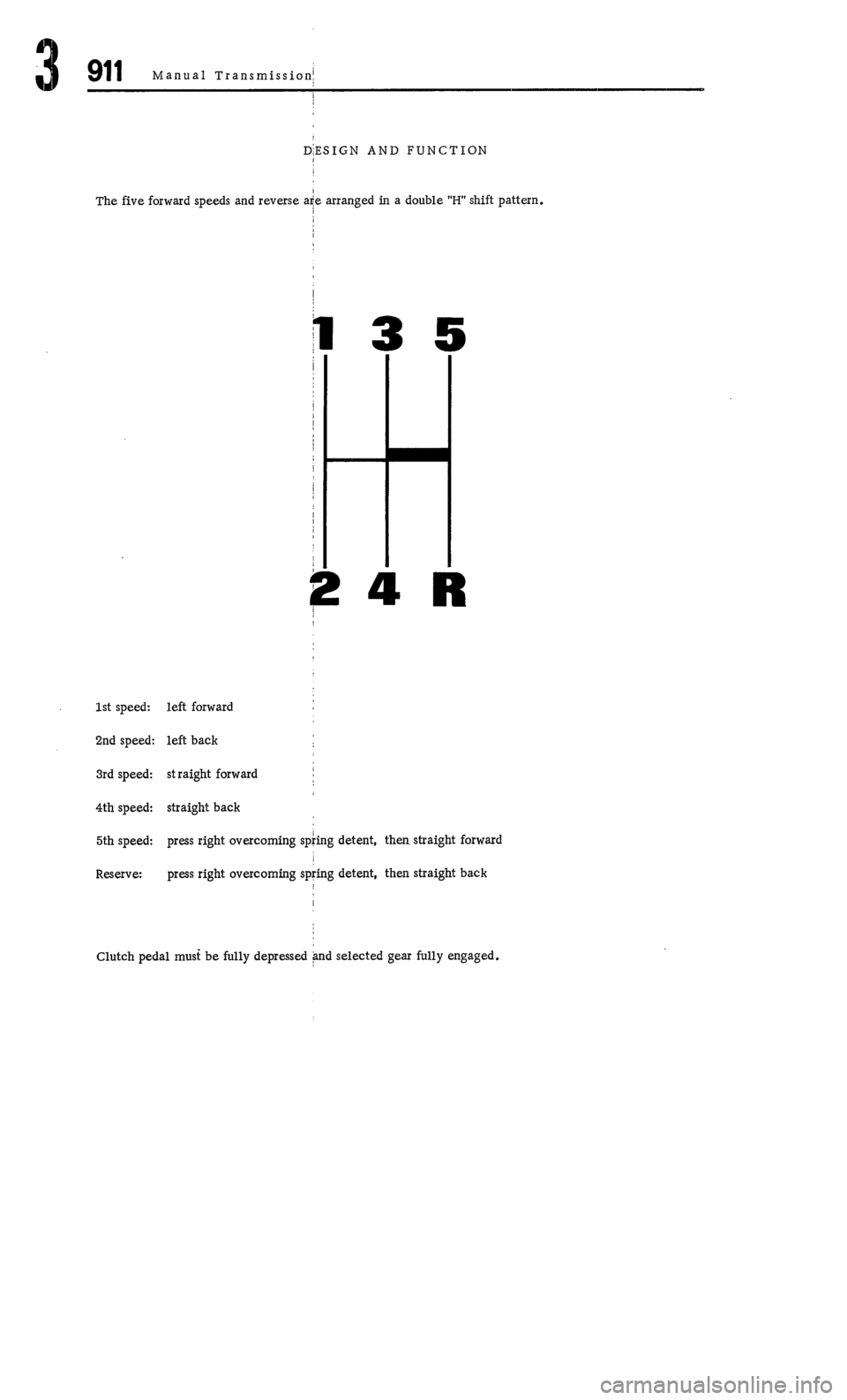 PORSCHE 911 1972 1.G Workshop Manual 2 