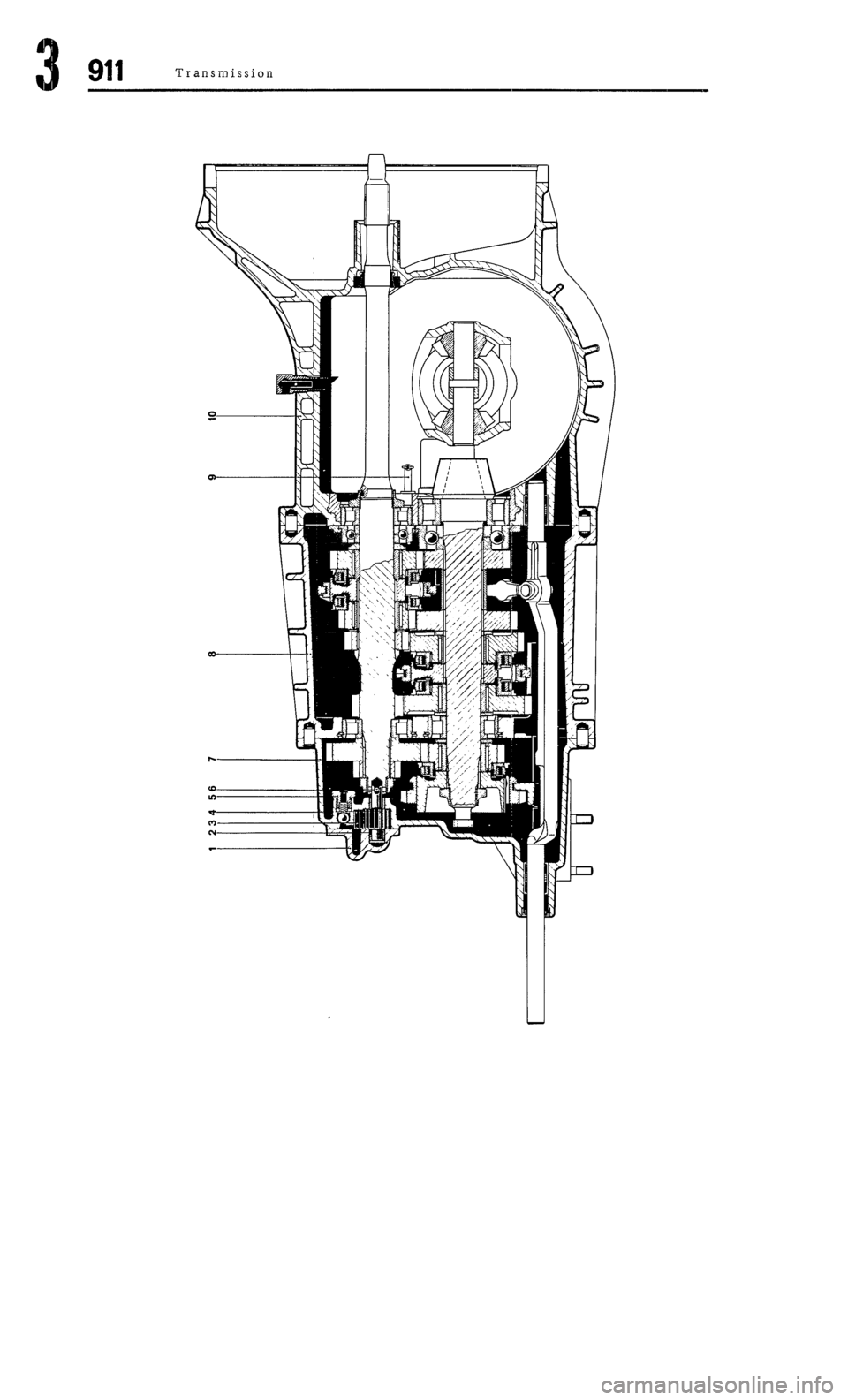 PORSCHE 911 1972 1.G Workshop Manual 2 