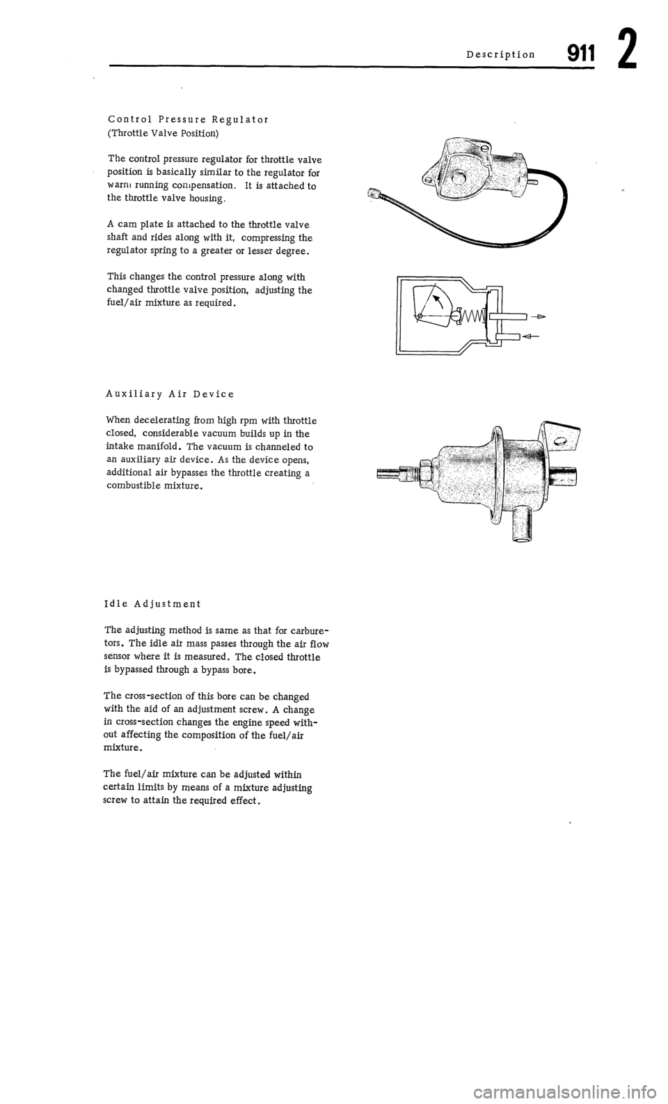 PORSCHE 911 1972 1.G Workshop Manual 2 