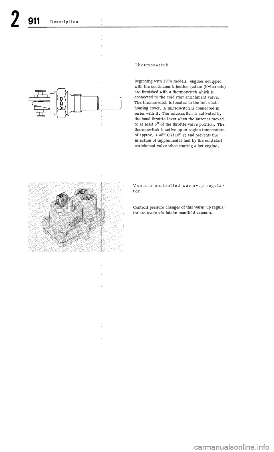 PORSCHE 911 1972 1.G Workshop Manual 2 