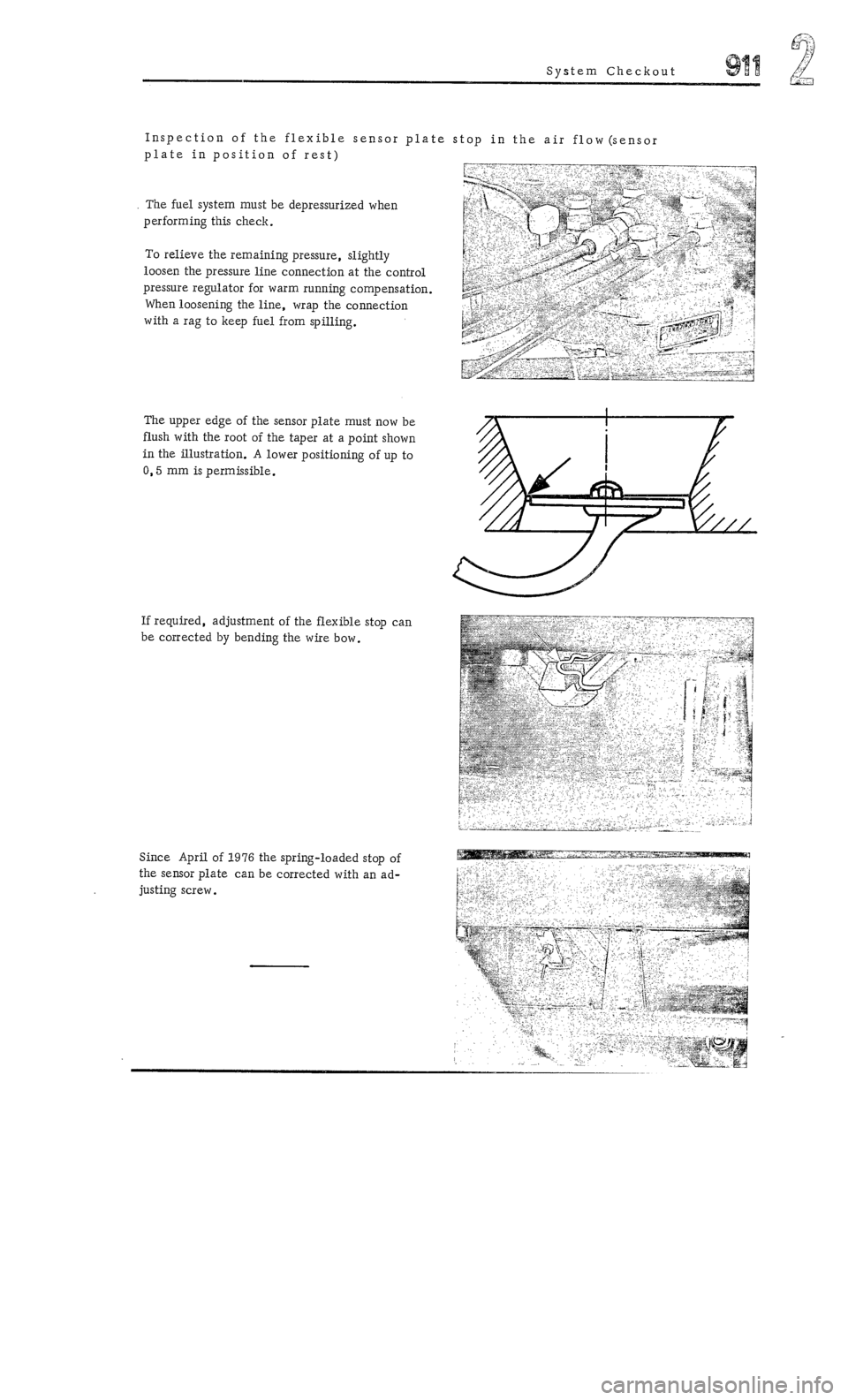 PORSCHE 911 1972 1.G Workshop Manual 2 