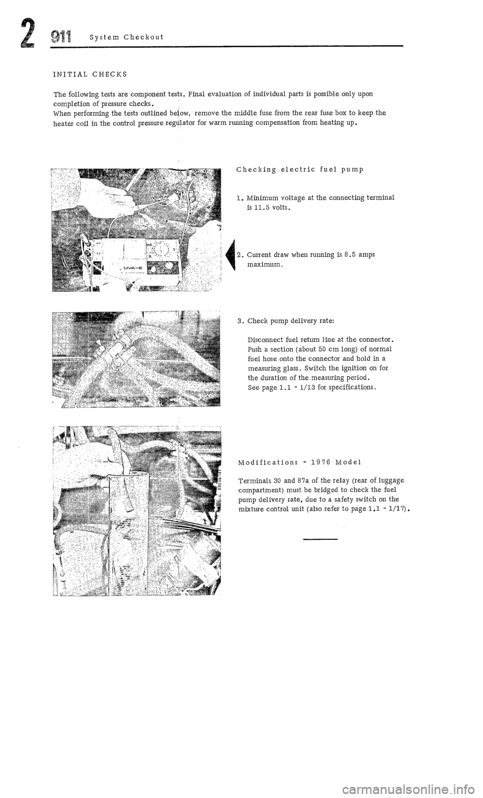 PORSCHE 911 1972 1.G Workshop Manual 2 