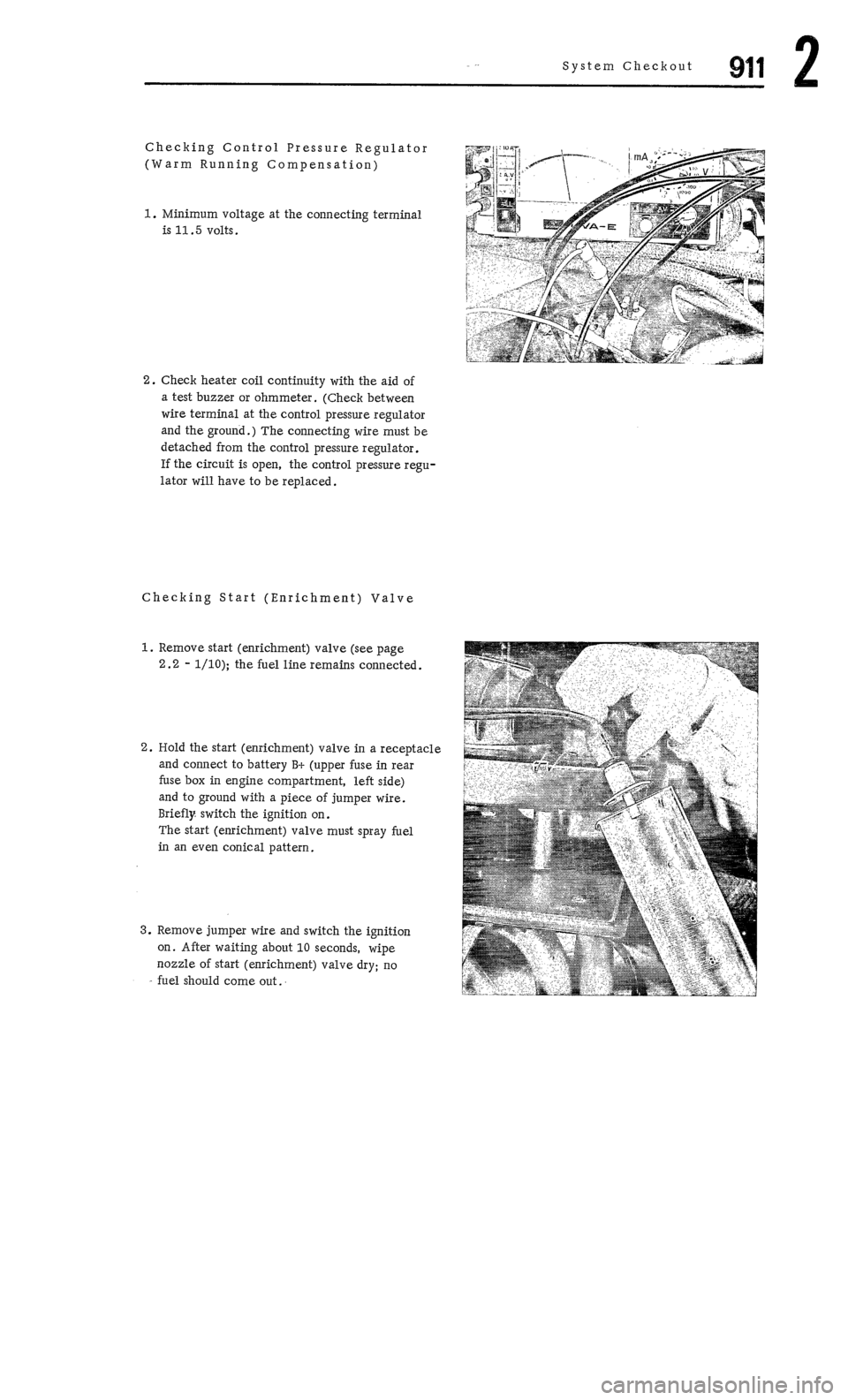 PORSCHE 911 1972 1.G Workshop Manual 2 