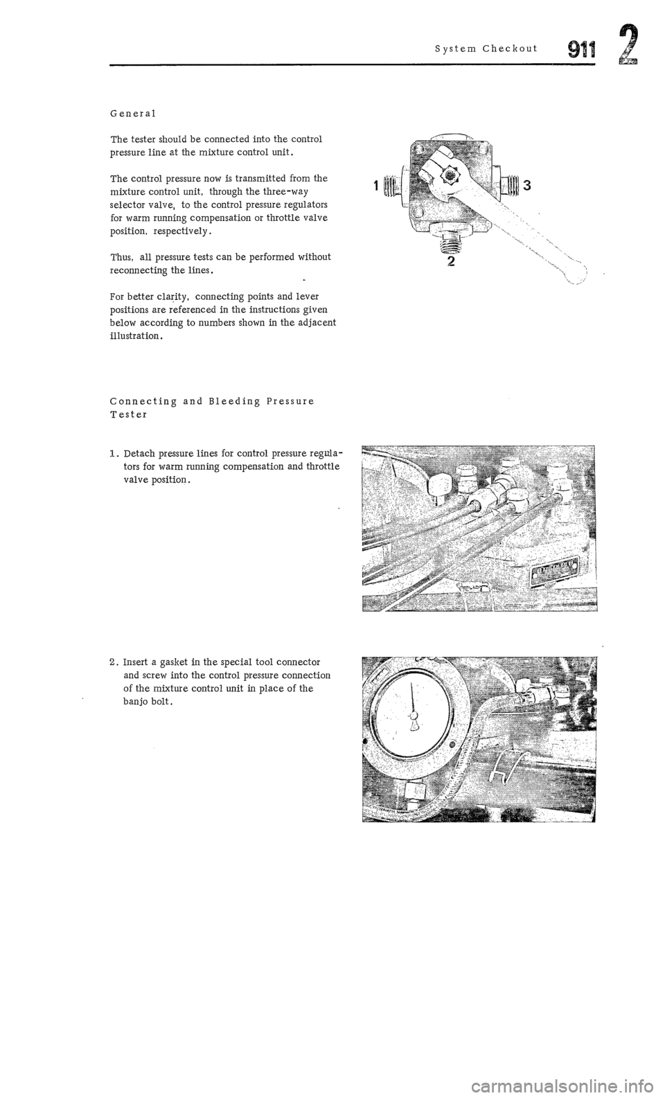 PORSCHE 911 1972 1.G Workshop Manual 2 