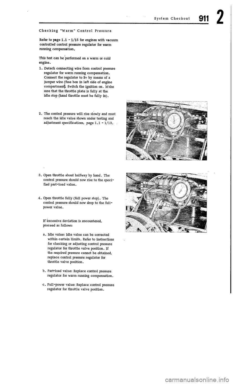PORSCHE 911 1972 1.G Workshop Manual 2 