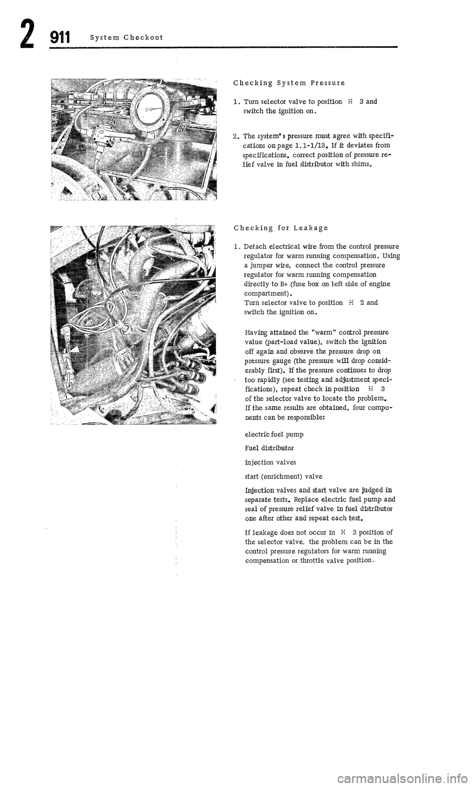 PORSCHE 911 1972 1.G Workshop Manual 2 