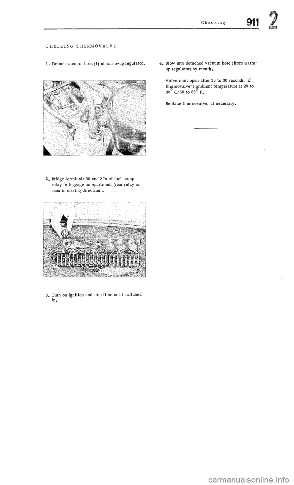 PORSCHE 911 1972 1.G Workshop Manual 2 