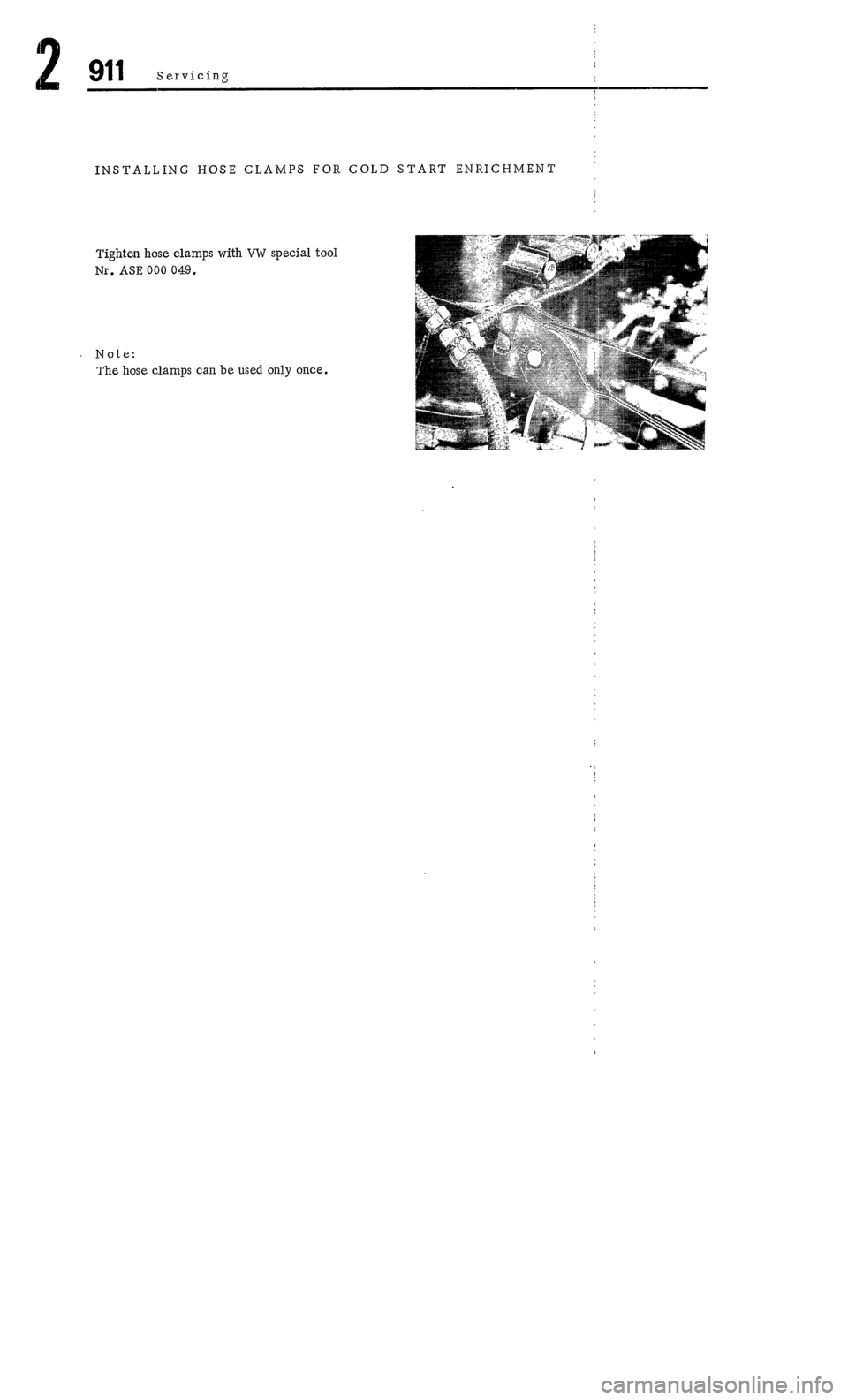 PORSCHE 911 1972 1.G Workshop Manual 2 