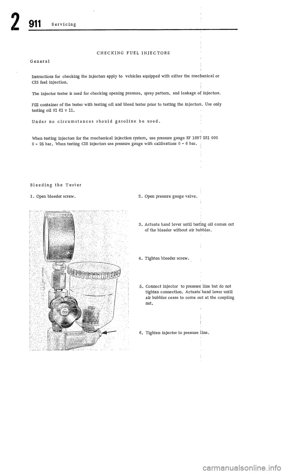 PORSCHE 911 1972 1.G Workshop Manual 2 