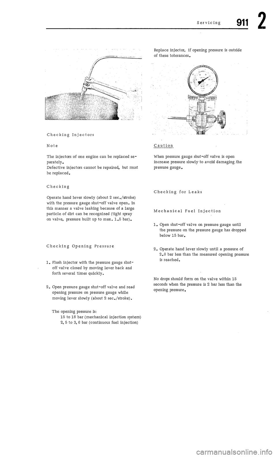PORSCHE 911 1972 1.G Workshop Manual 2 