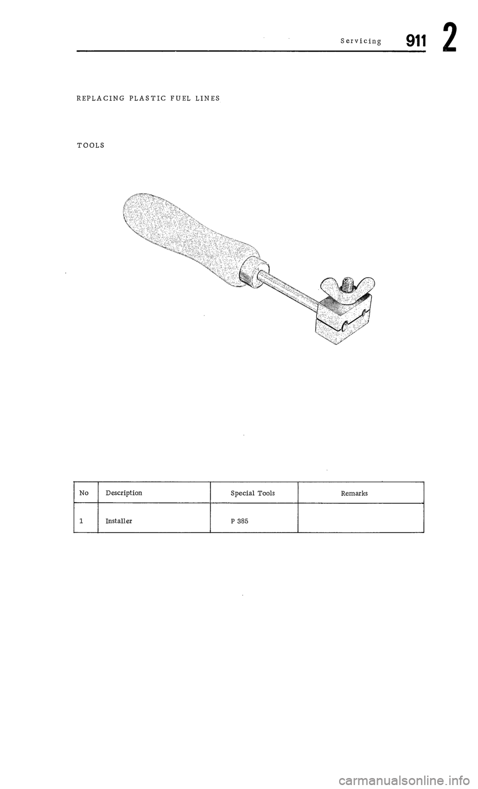 PORSCHE 911 1972 1.G Workshop Manual 2 