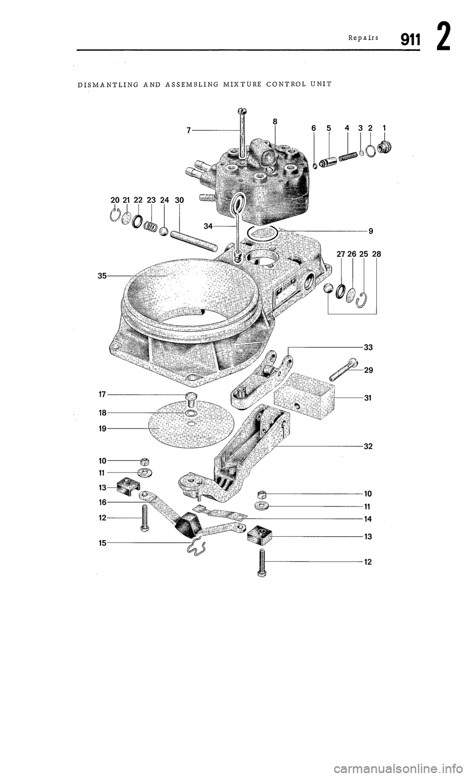 PORSCHE 911 1972 1.G Workshop Manual 2 