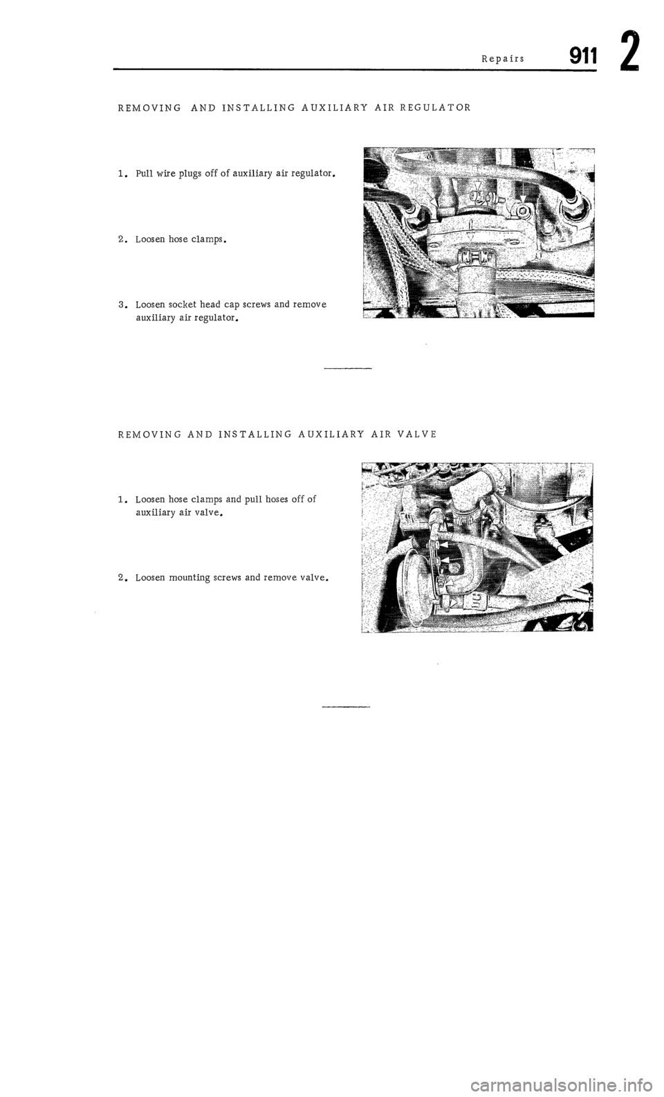 PORSCHE 911 1972 1.G Workshop Manual 2 