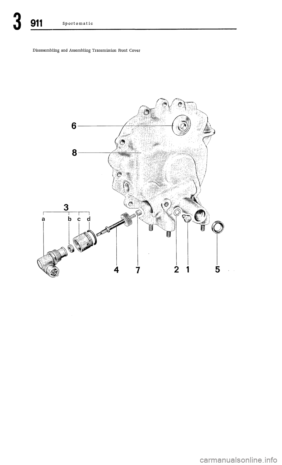 PORSCHE 911 1972 1.G Workshop Manual 3 