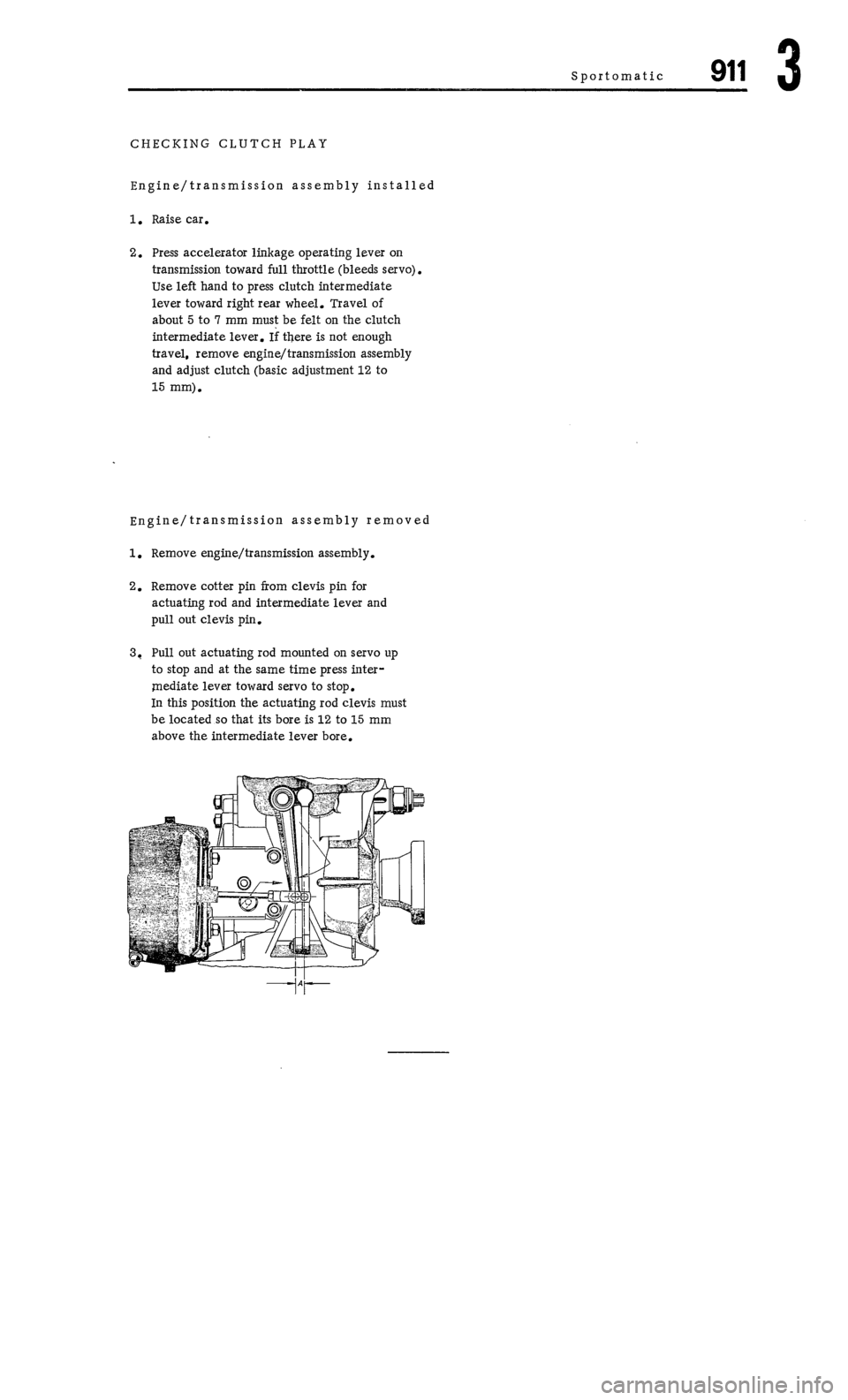 PORSCHE 911 1972 1.G Workshop Manual 3 