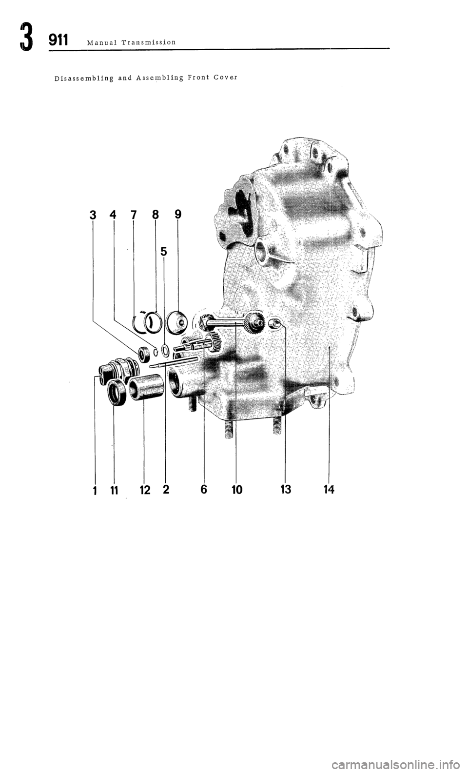 PORSCHE 911 1972 1.G Workshop Manual 3 