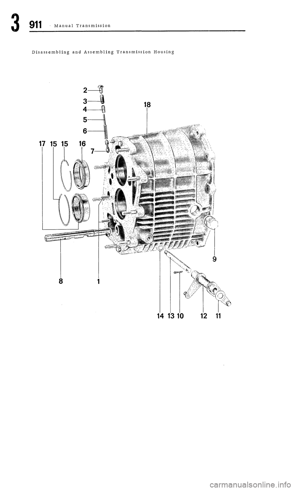 PORSCHE 911 1972 1.G Workshop Manual 3 