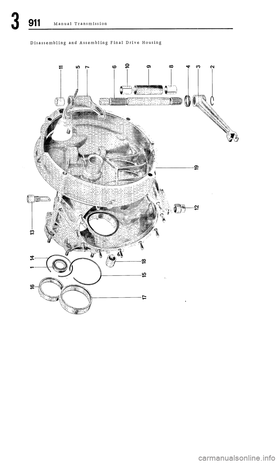 PORSCHE 911 1972 1.G Workshop Manual 3 