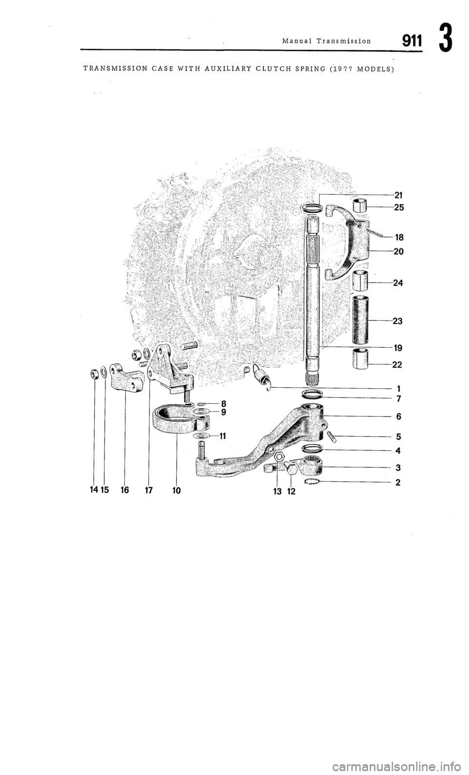 PORSCHE 911 1972 1.G Workshop Manual 3 
