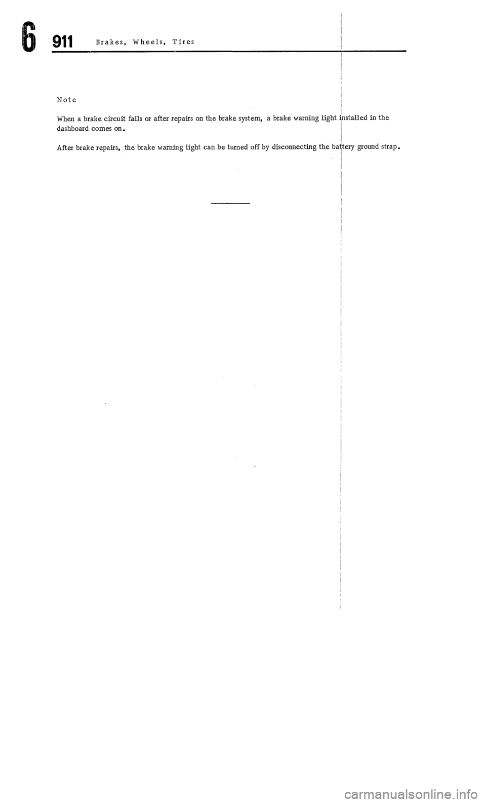 PORSCHE 911 1972 1.G Workshop Manual 4 