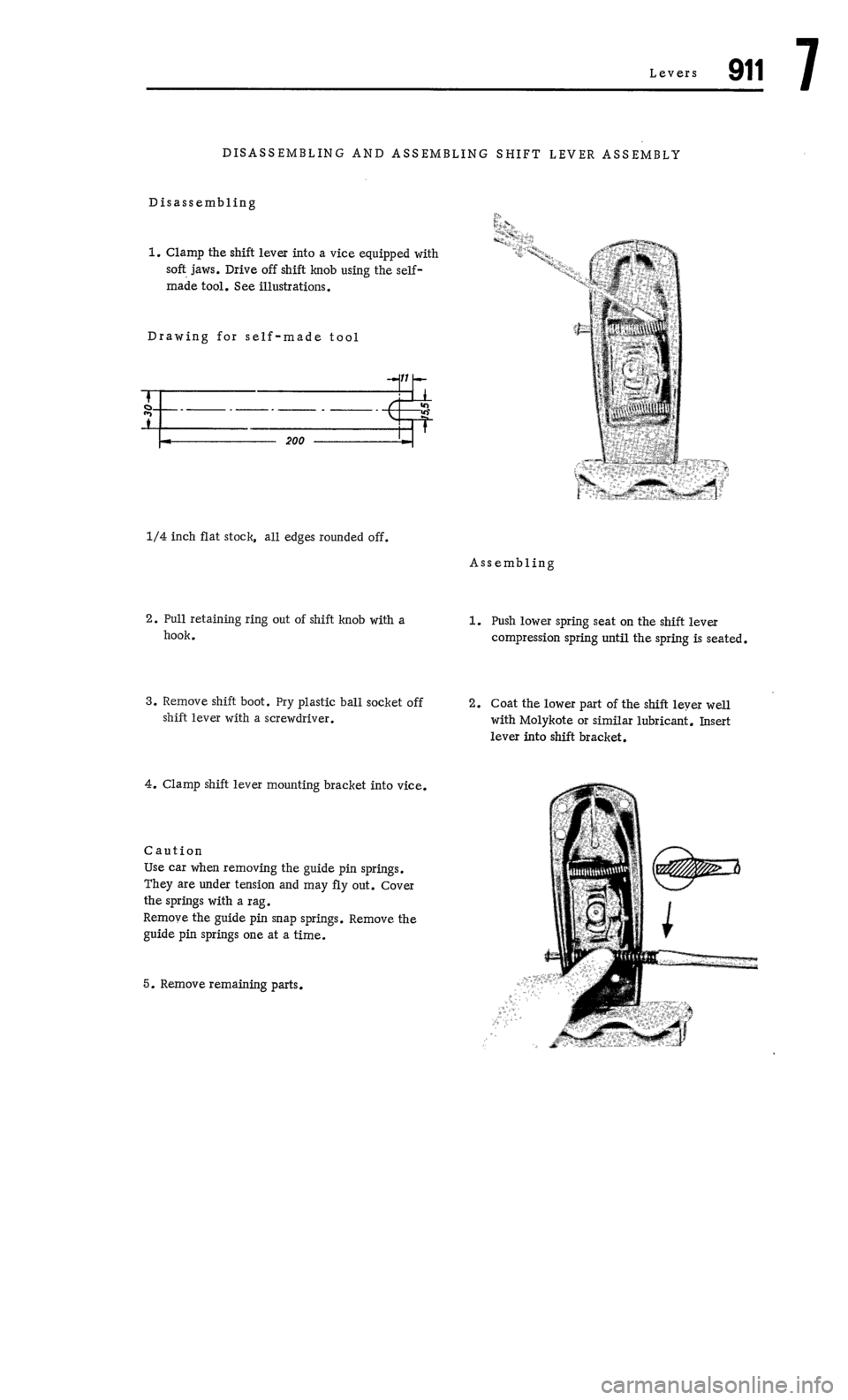 PORSCHE 911 1972 1.G Workshop Manual 4 