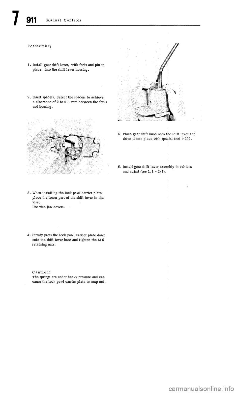 PORSCHE 911 1972 1.G Workshop Manual 4 