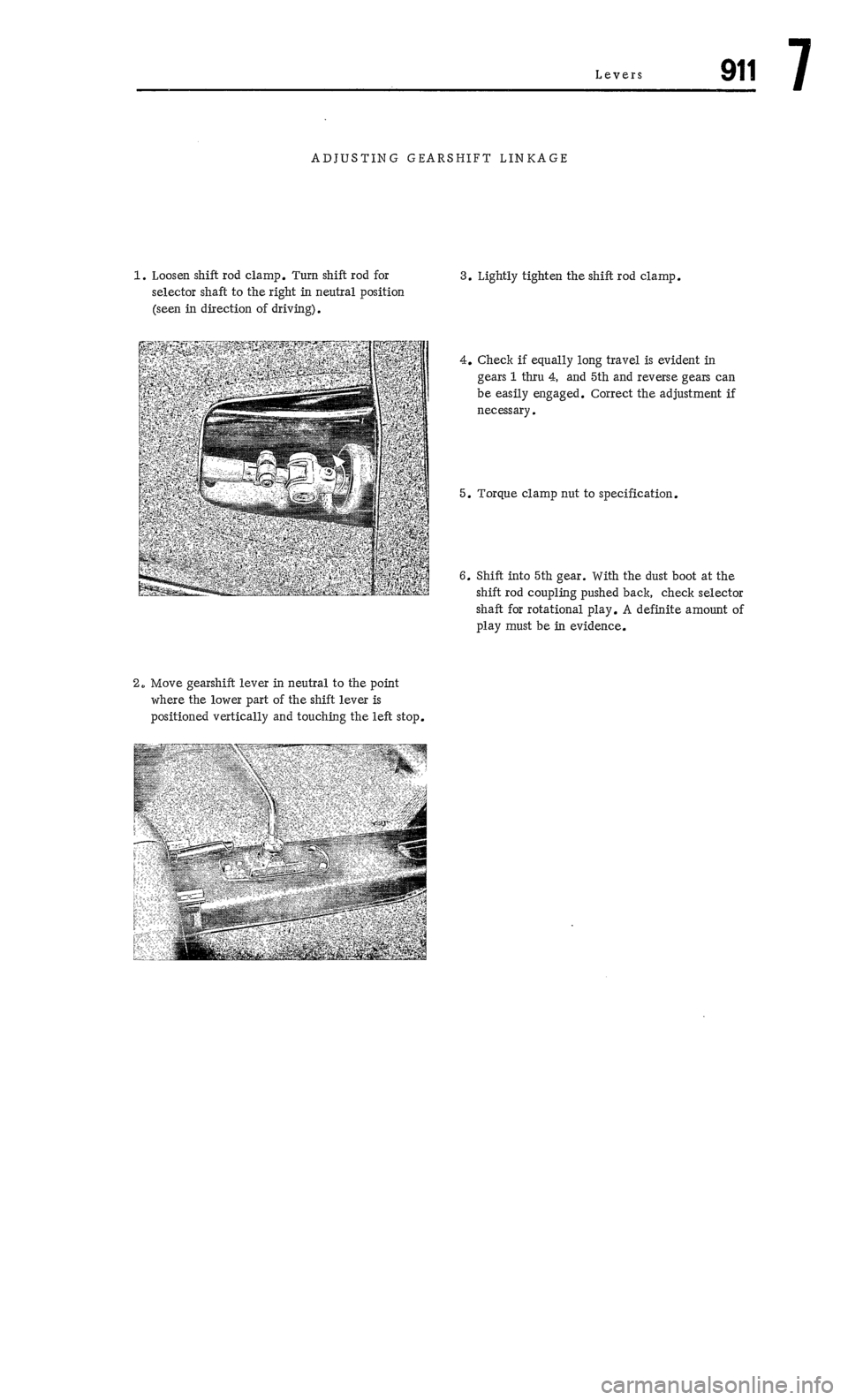 PORSCHE 911 1972 1.G Workshop Manual 4 