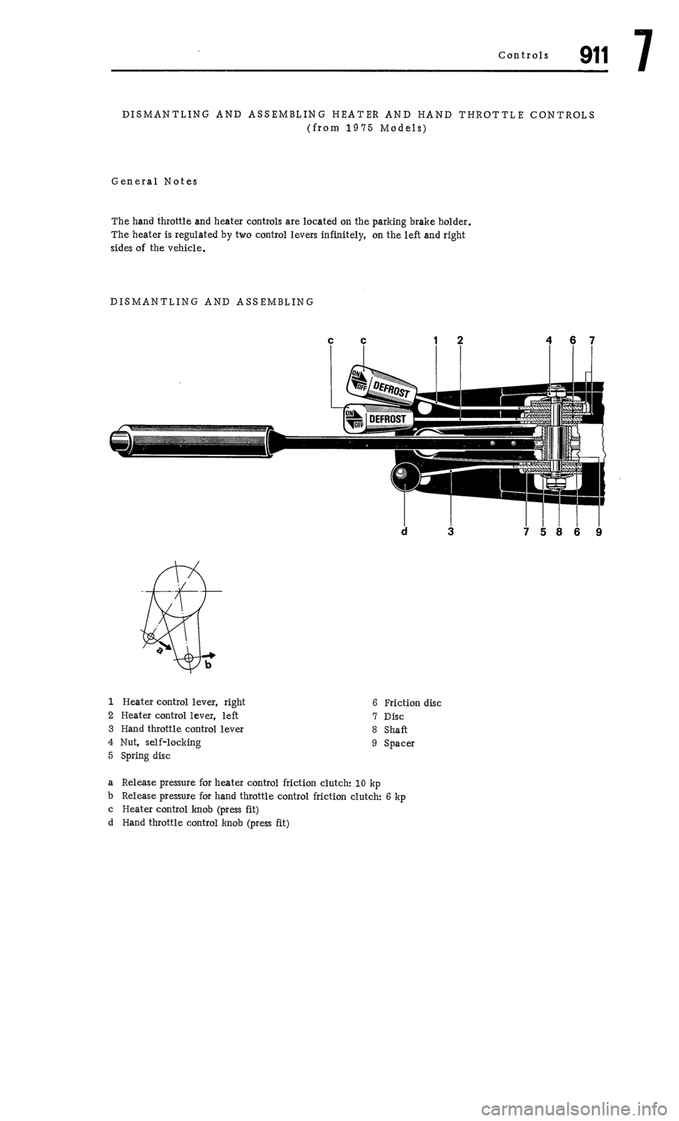 PORSCHE 911 1972 1.G Workshop Manual 4 