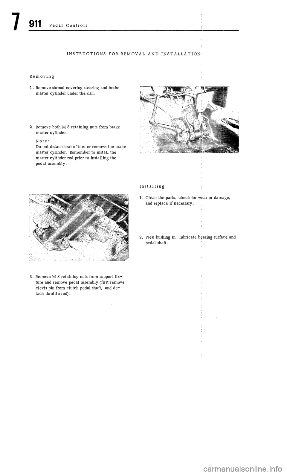 PORSCHE 911 1972 1.G Workshop Manual 4 