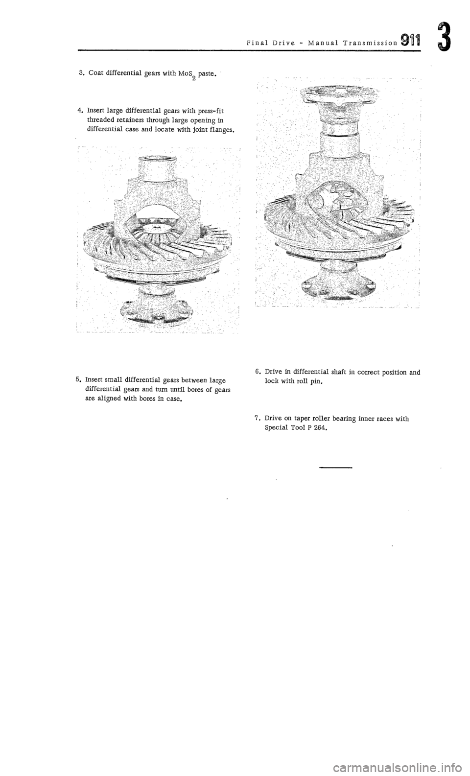 PORSCHE 911 1972 1.G Workshop Manual 4 