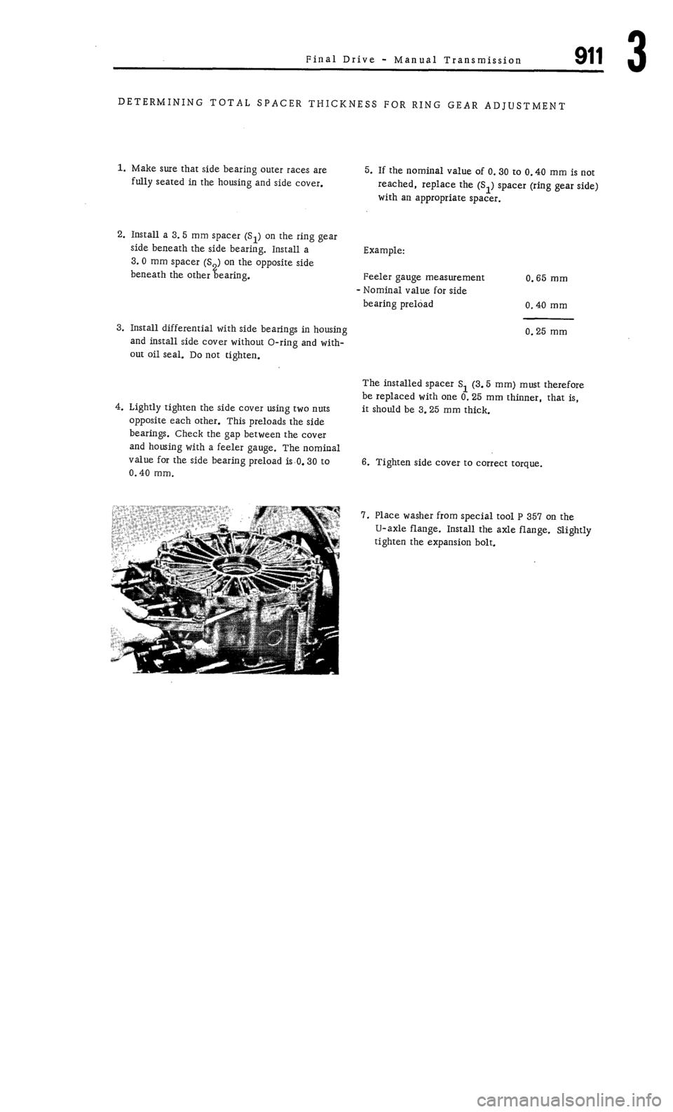 PORSCHE 911 1972 1.G Workshop Manual 4 