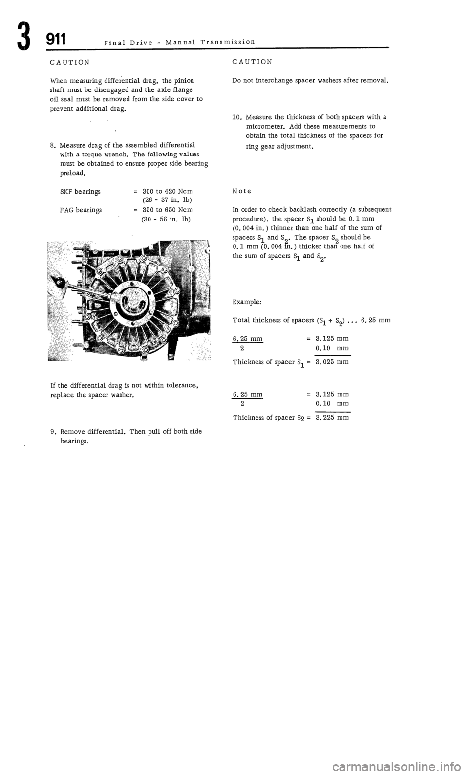 PORSCHE 911 1972 1.G Workshop Manual 4 