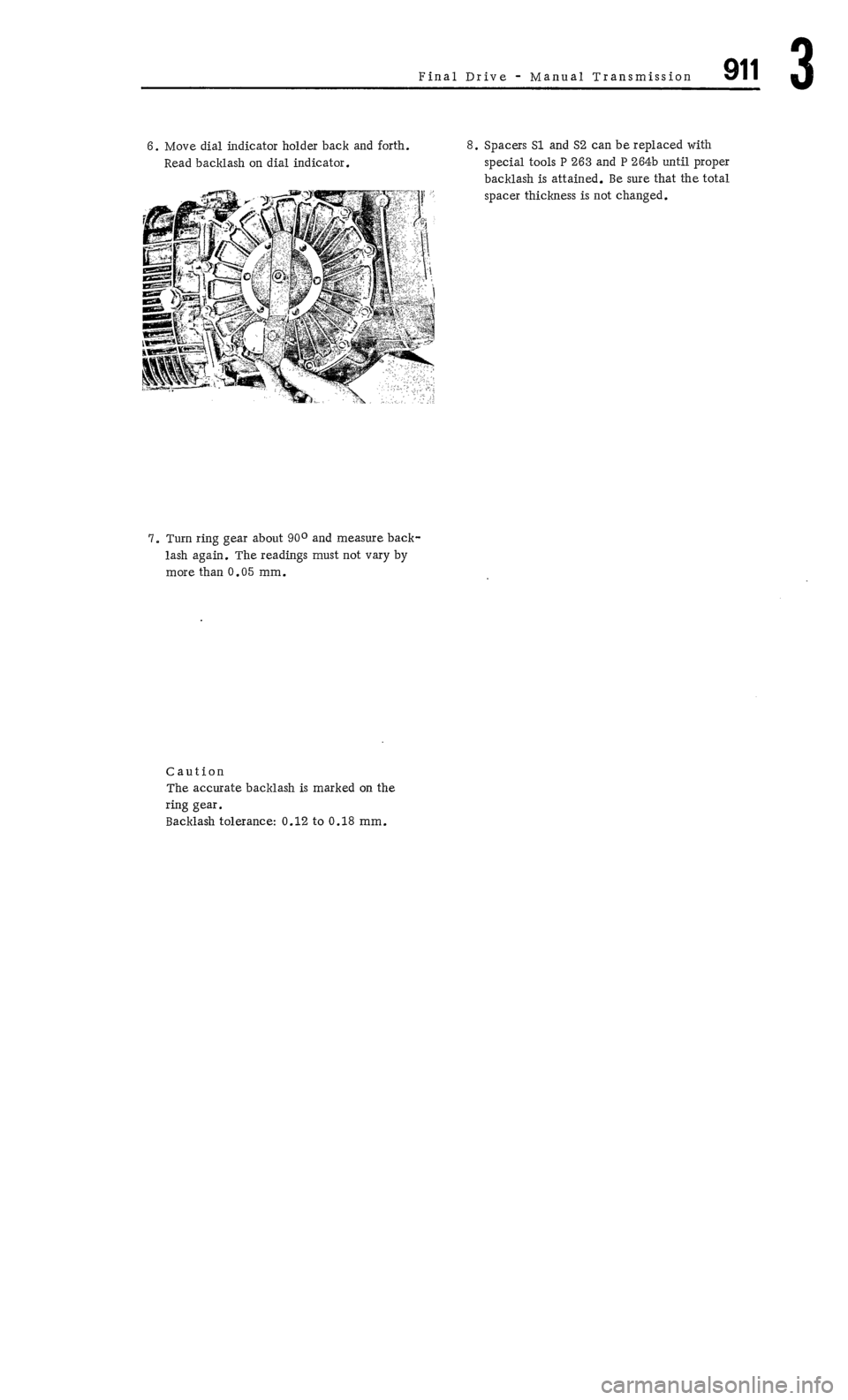 PORSCHE 911 1972 1.G Workshop Manual 4 