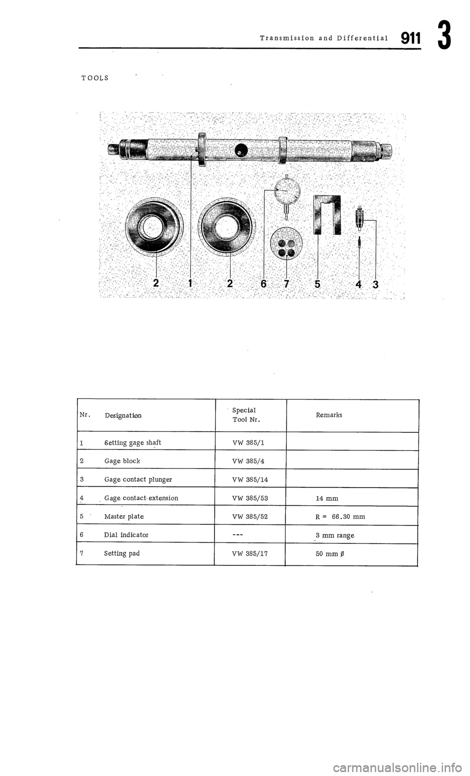 PORSCHE 911 1972 1.G Workshop Manual 4 