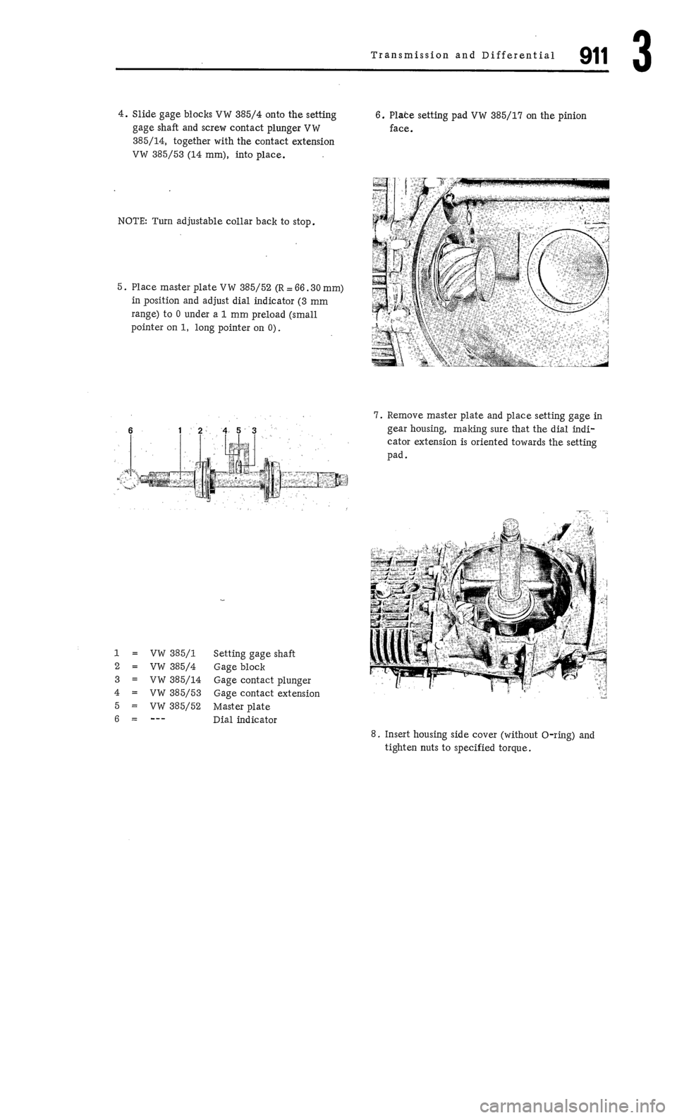 PORSCHE 911 1972 1.G Workshop Manual 4 