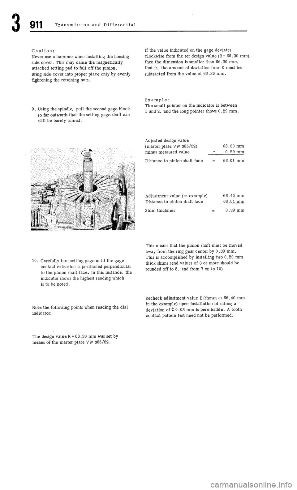 PORSCHE 911 1972 1.G Workshop Manual 4 