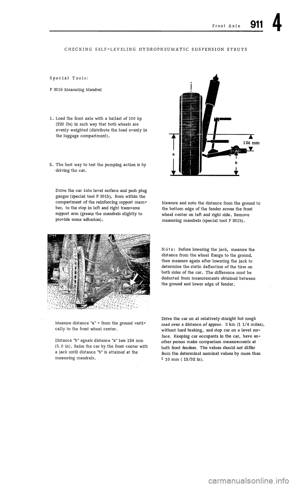 PORSCHE 911 1972 1.G Workshop Manual 4 
