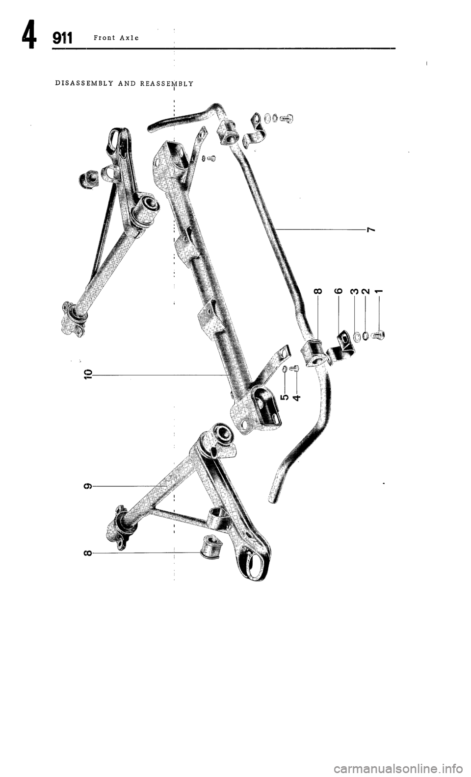 PORSCHE 911 1972 1.G Workshop Manual 4 