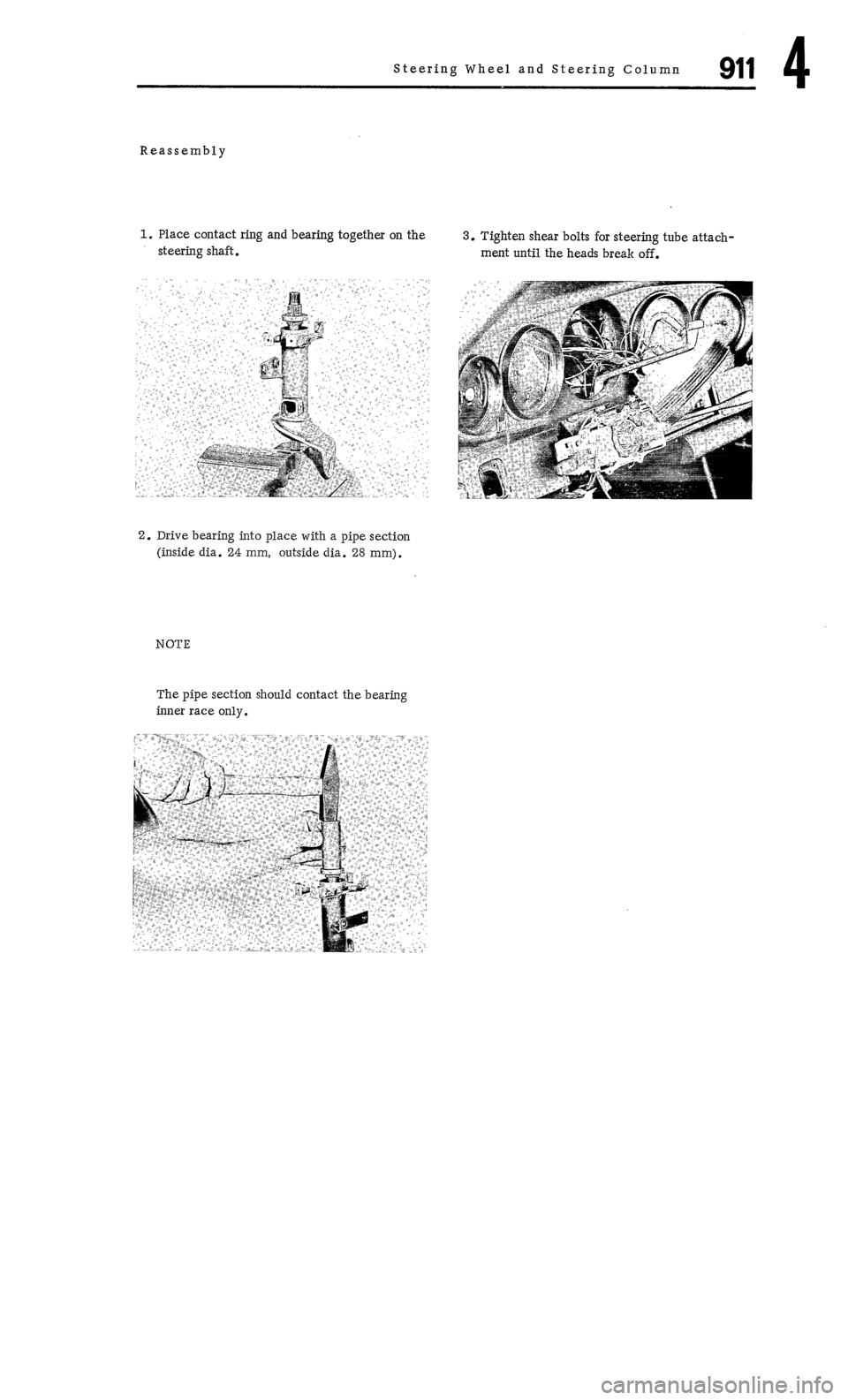 PORSCHE 911 1972 1.G Workshop Manual 4 