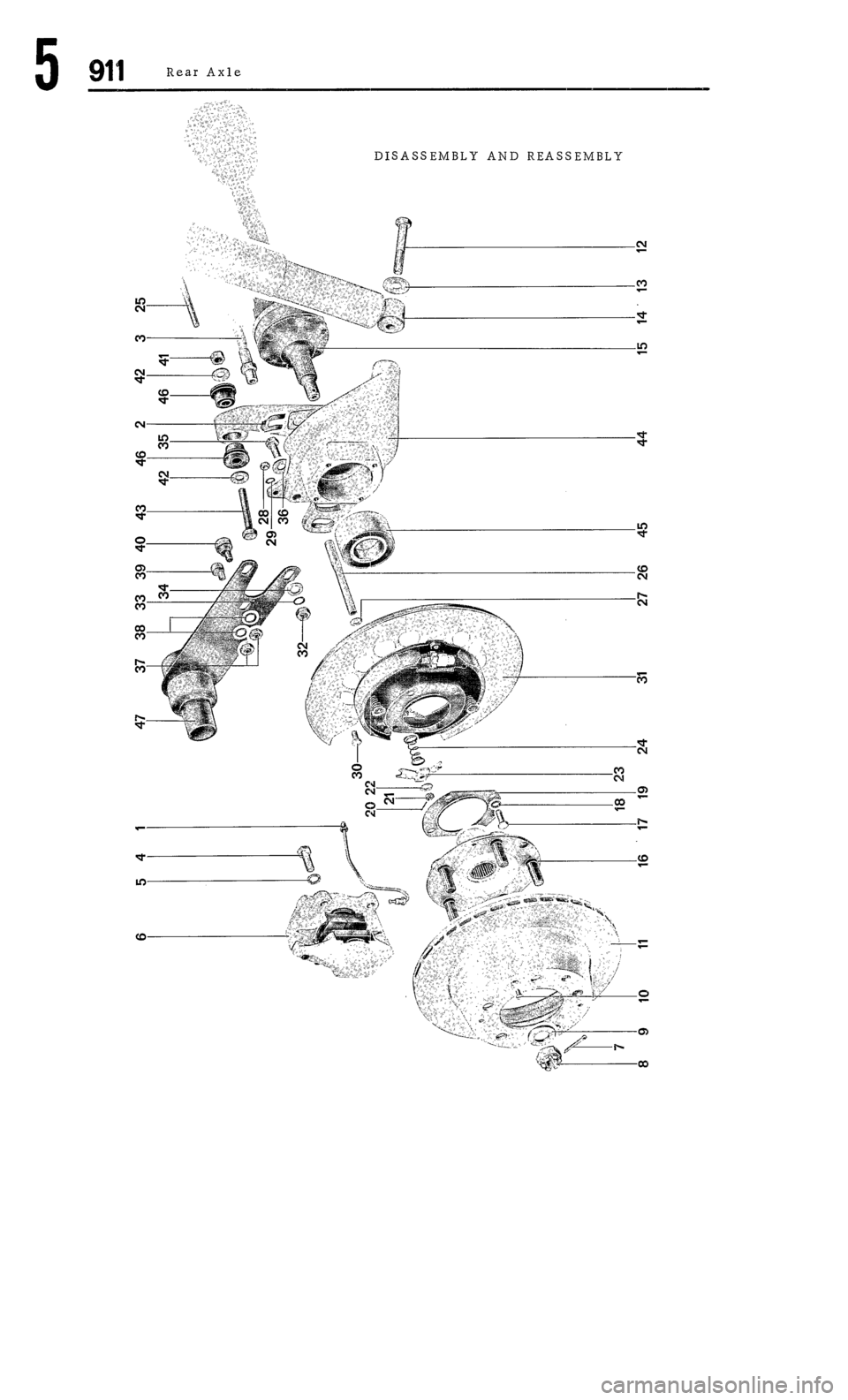 PORSCHE 911 1972 1.G Workshop Manual 4 
