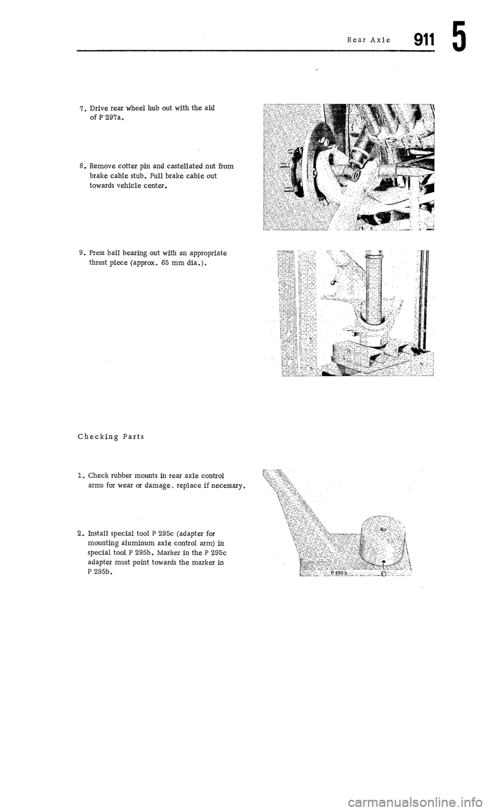 PORSCHE 911 1972 1.G Workshop Manual 4 